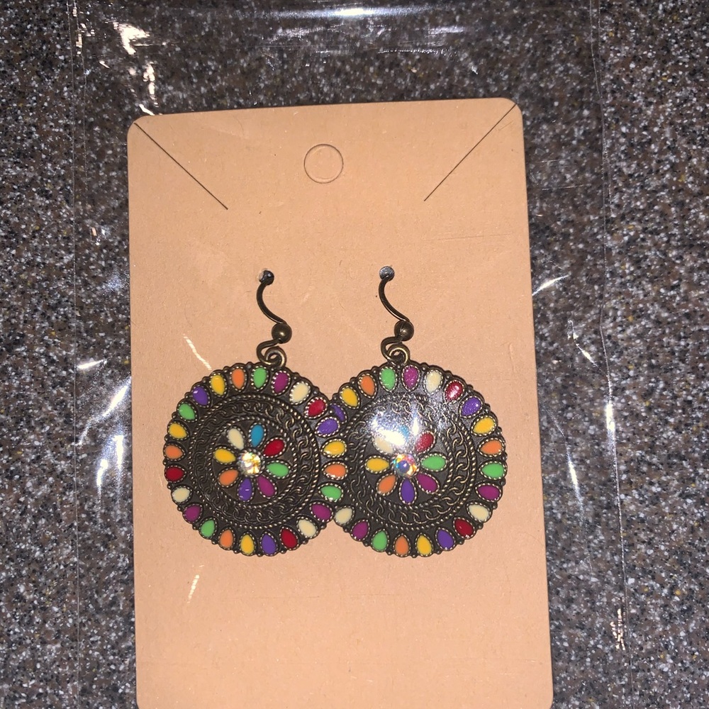 boho drop earrings
